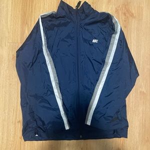 Nike blue and grey windbreaker/jacket (L)